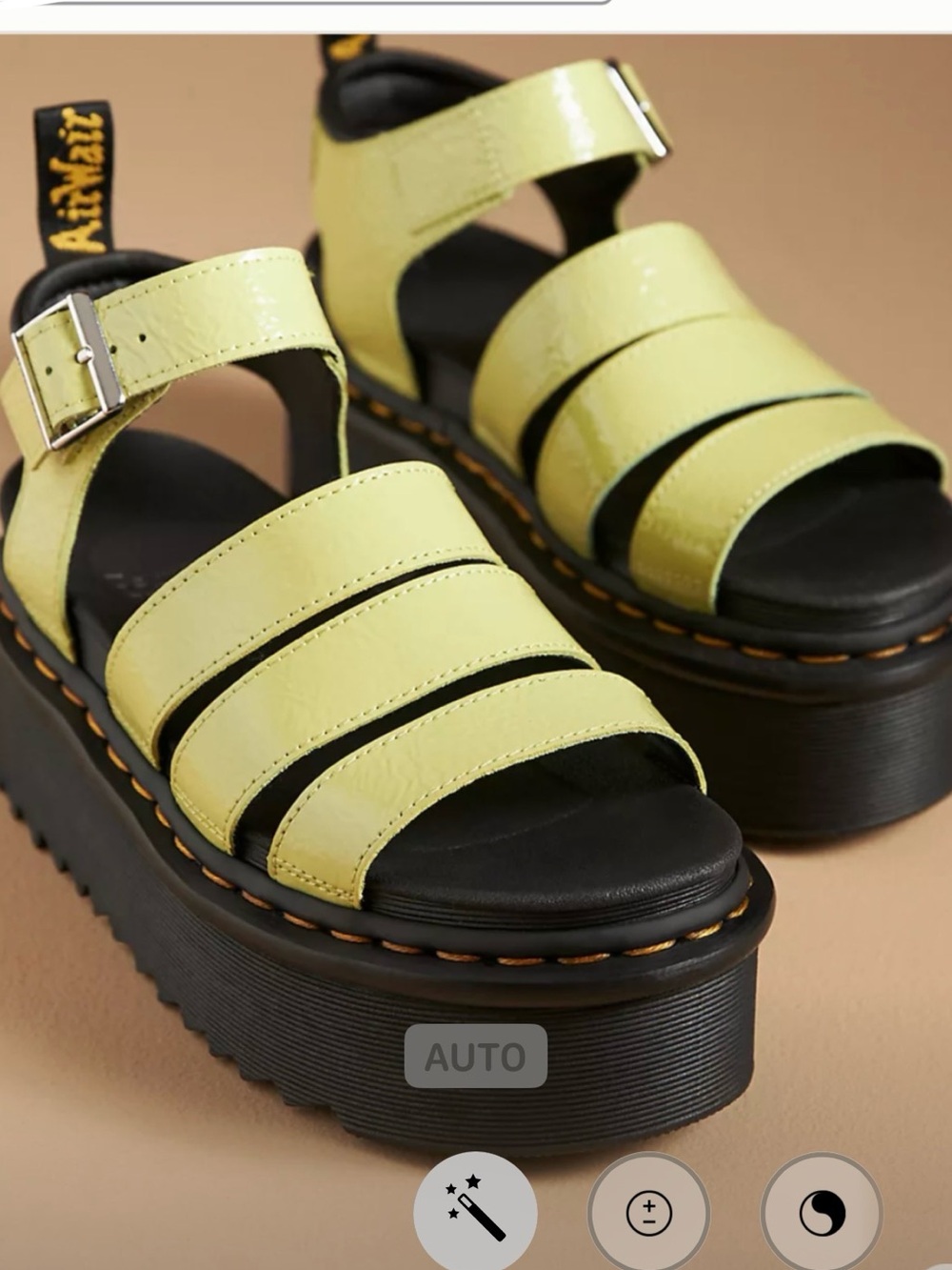 New Dr. Martens Blaire Quad Platform Sandals size 8 - Picture 2 of 8